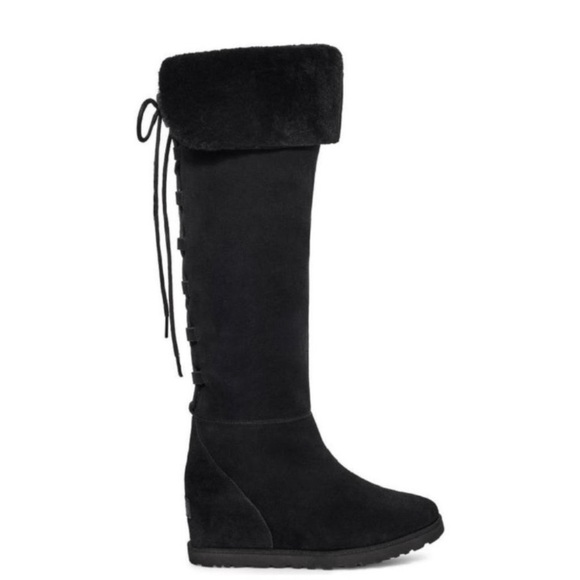 UGG Femme OTK Lace-Up Boots - Picture 1 of 4